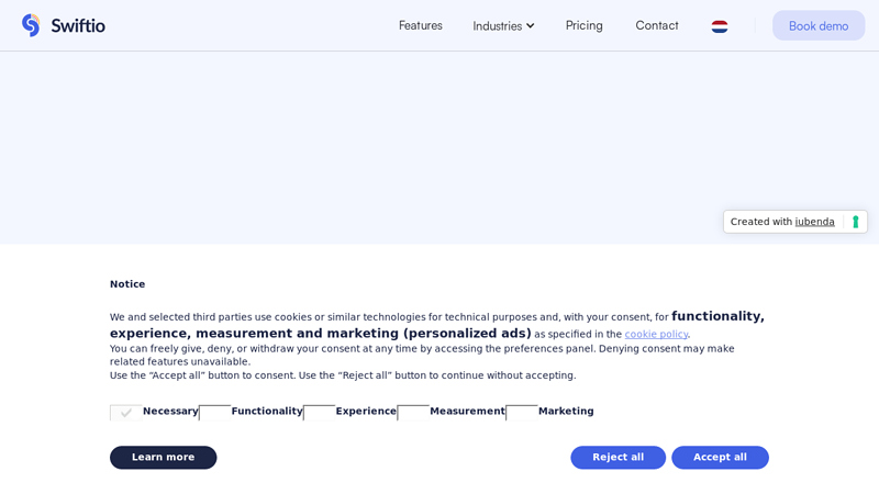 Swiftio | Everything to manage your business in one tool