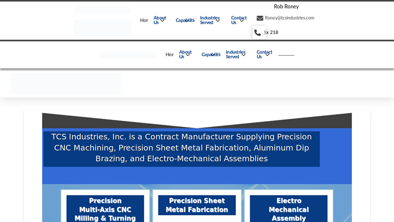 Contract Manufacturer - TCS Industries Inc