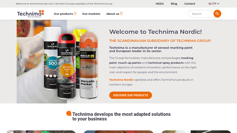 SOPPEC Marking Paints - Manufacturer & European Leader | Technima France