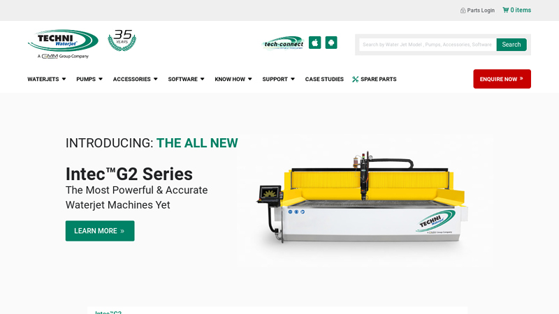 Waterjet Machines | Water Jet Cutter From The Manufacturer | TECHNI WATERJET?