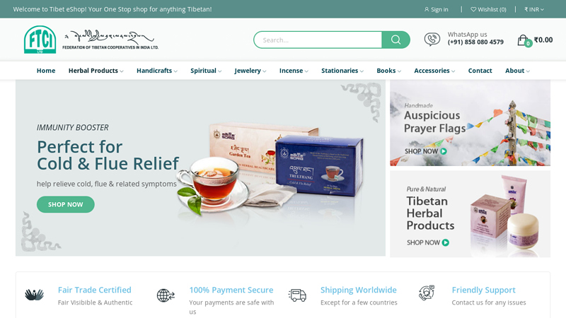 Tibet eShop - Your One Stop Shop for Tibetan Handicrafts and Artefacts