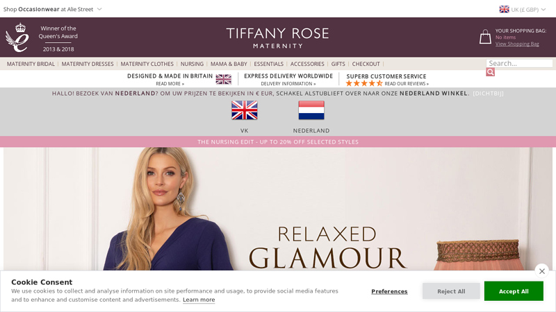 Maternity Dresses & Maternity Evening Wear by Tiffany Rose
