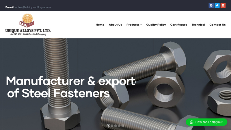 Ubique Alloys Pvt. Ltd |