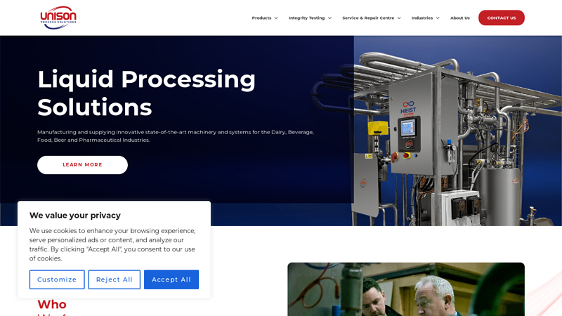 Innovative Liquid Processing Solutions | Unison