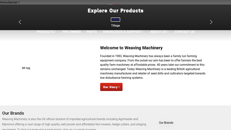 Weaving Machinery | Agricultural Machinery Manufacturer