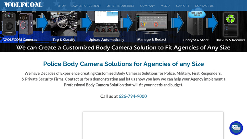 Police Body Cameras & Evidence Management Software by WOLFCOM?