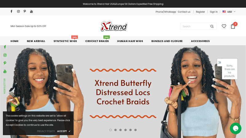 Xtrend Hair-100% Virgin Hair Bundles Human Hair Lace Front Wig&Closure