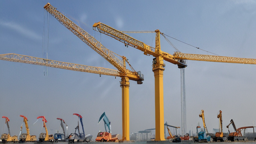 different types of construction cranes china