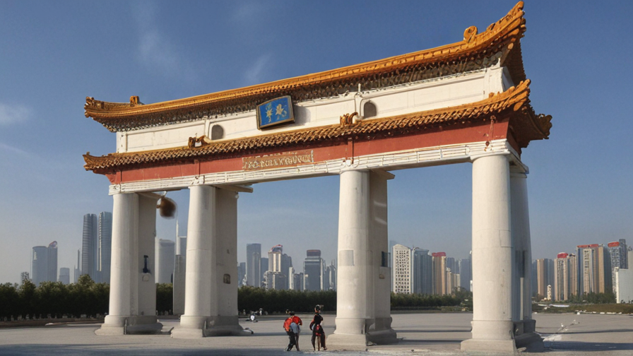 grúa portico china