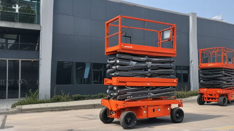 scissor man lift china